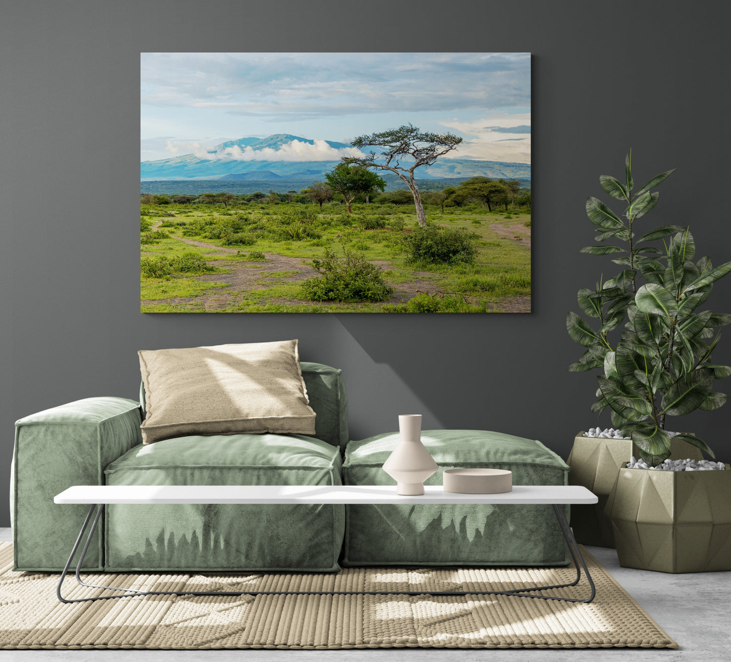 Printed canvas · High quality · African savannah · Wall art