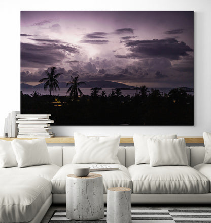 Printed canvas · High quality · Thunderstorm in Thailand · Wall art