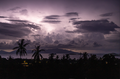 Printed canvas · High quality · Thunderstorm in Thailand · Wall art