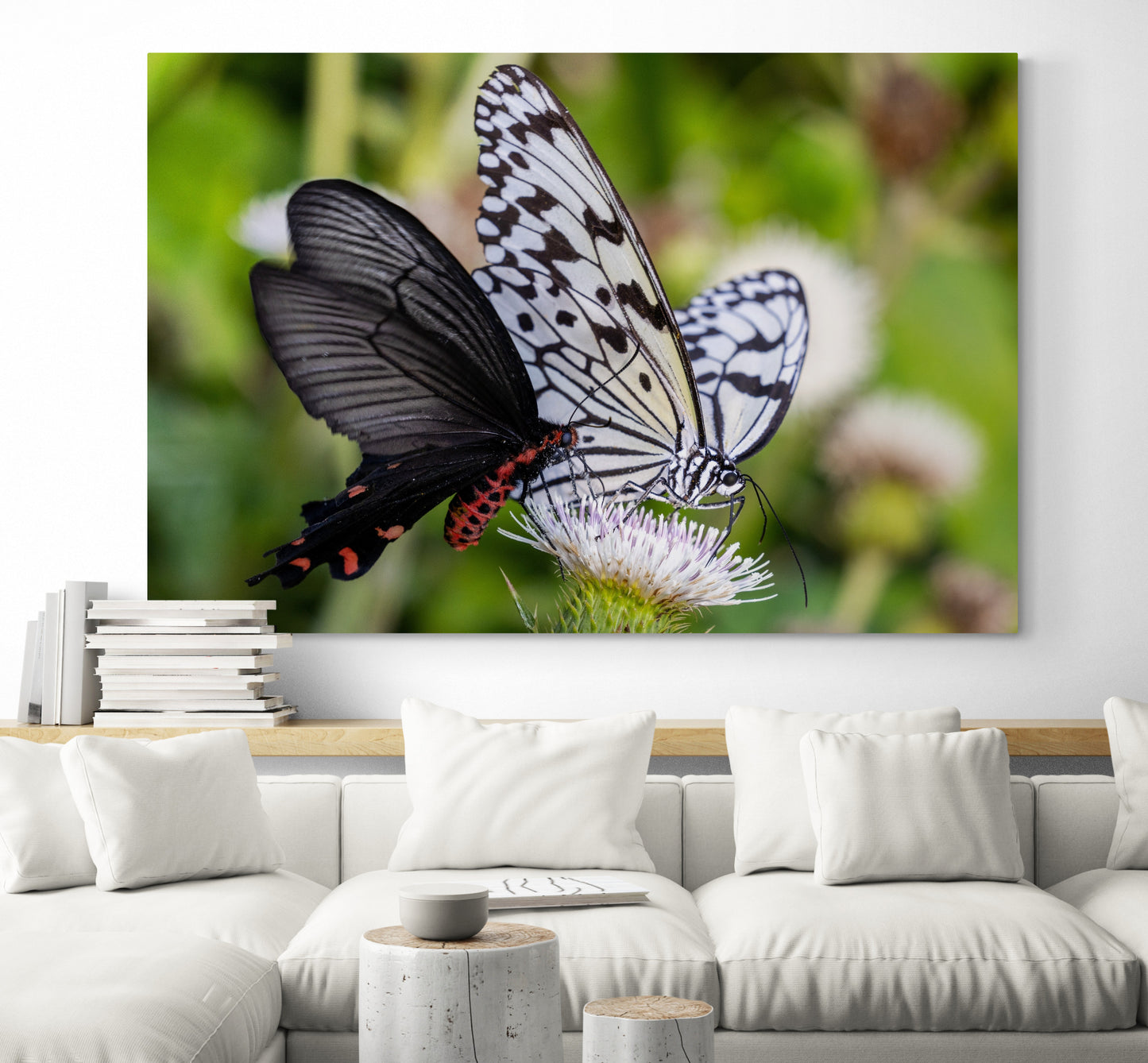 Printed canvas · High quality · Butterflies · Wall art