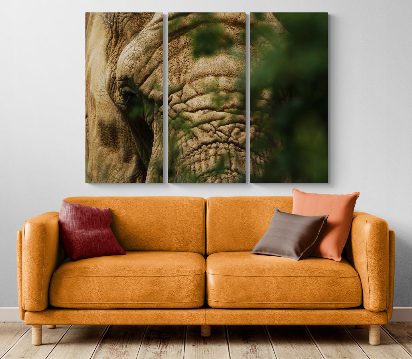 Printed canvas · High quality · Elephant · Wall art