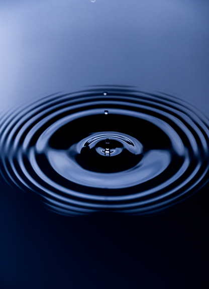 Vertical printed canvas · High quality · Water drop · Wall art