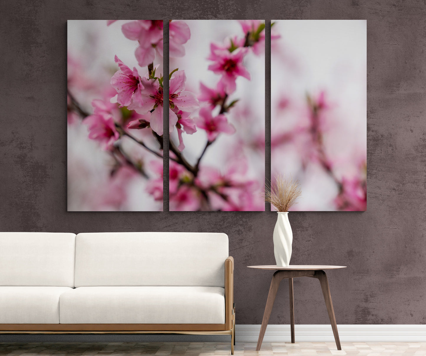 Printed canvas · High quality · Japanese flowers · Wall art