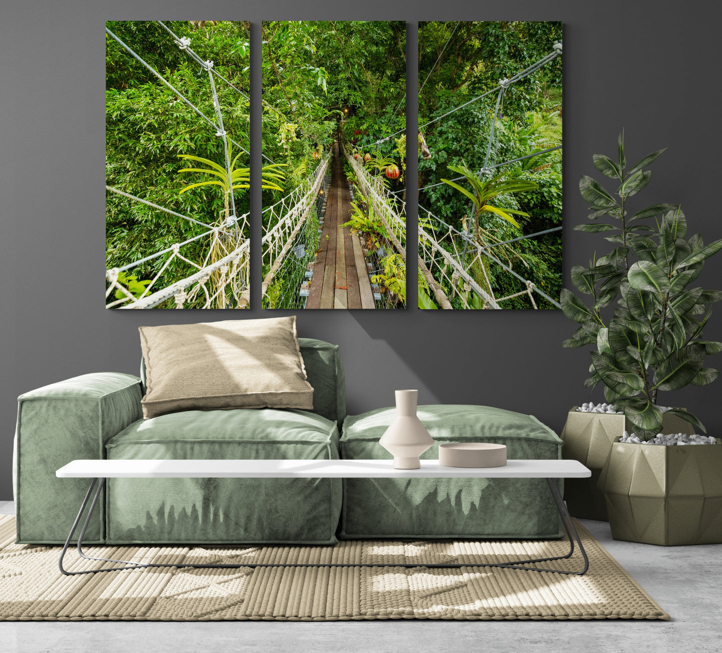 Printed canvas · High quality · Asian jungle · Wall art