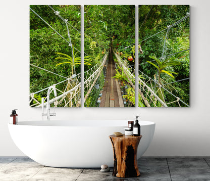 Printed canvas · High quality · Asian jungle · Wall art