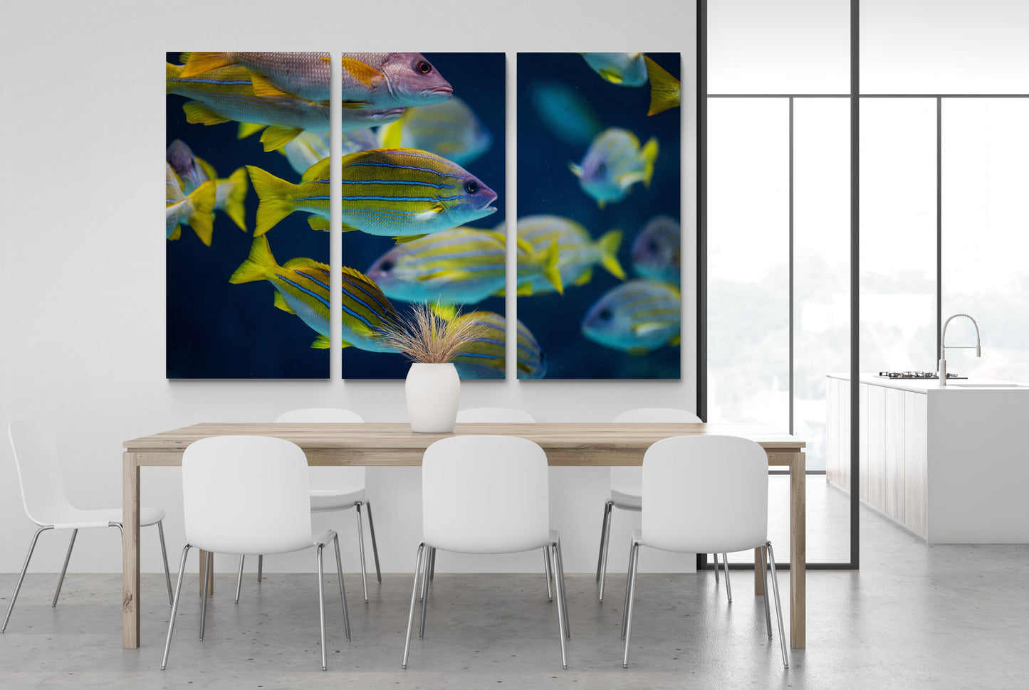 Printed canvas · High quality · Fish · Wall art