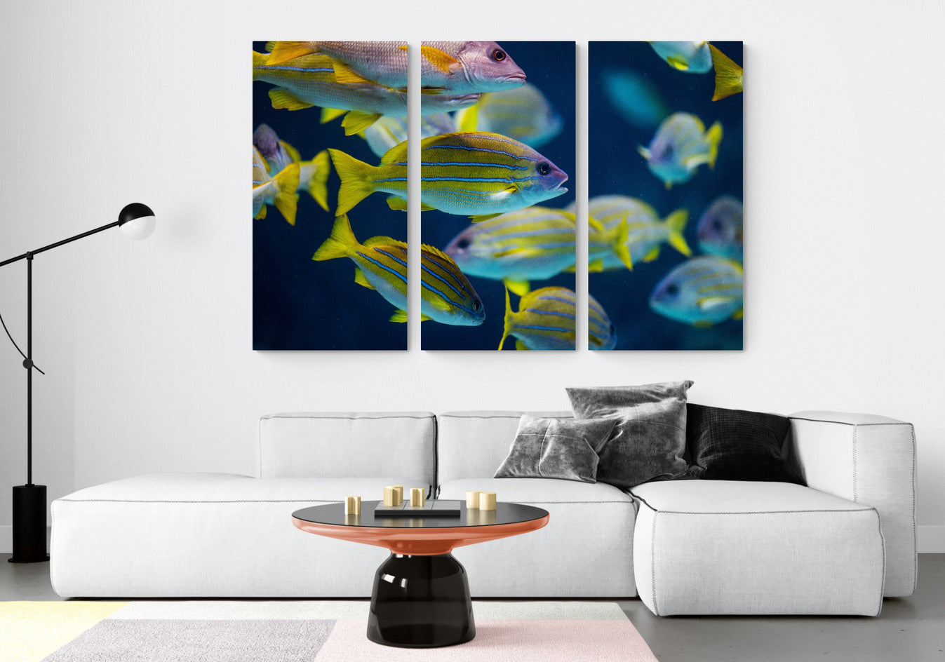 Printed canvas · High quality · Fish · Wall art