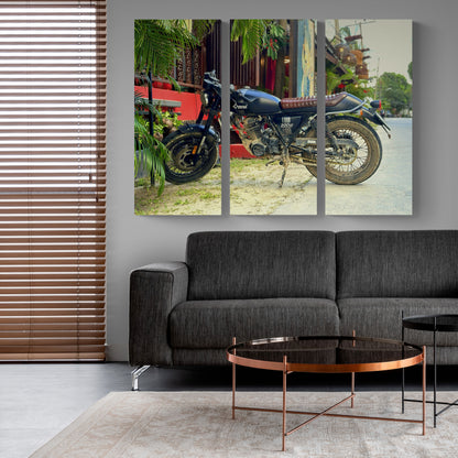 Printed canvas · High quality · Moto Triomphe · Thailand · Wall art