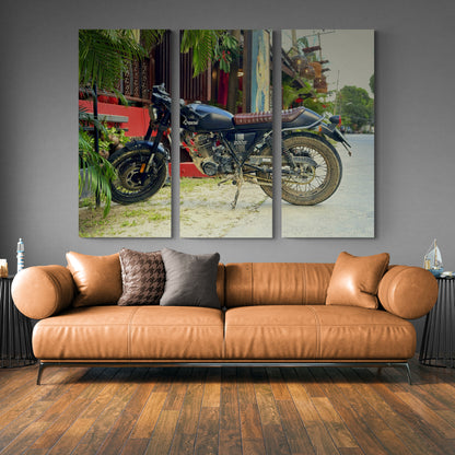 Printed canvas · High quality · Moto Triomphe · Thailand · Wall art