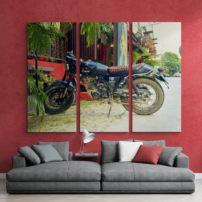 Printed canvas · High quality · Moto Triomphe · Thailand · Wall art