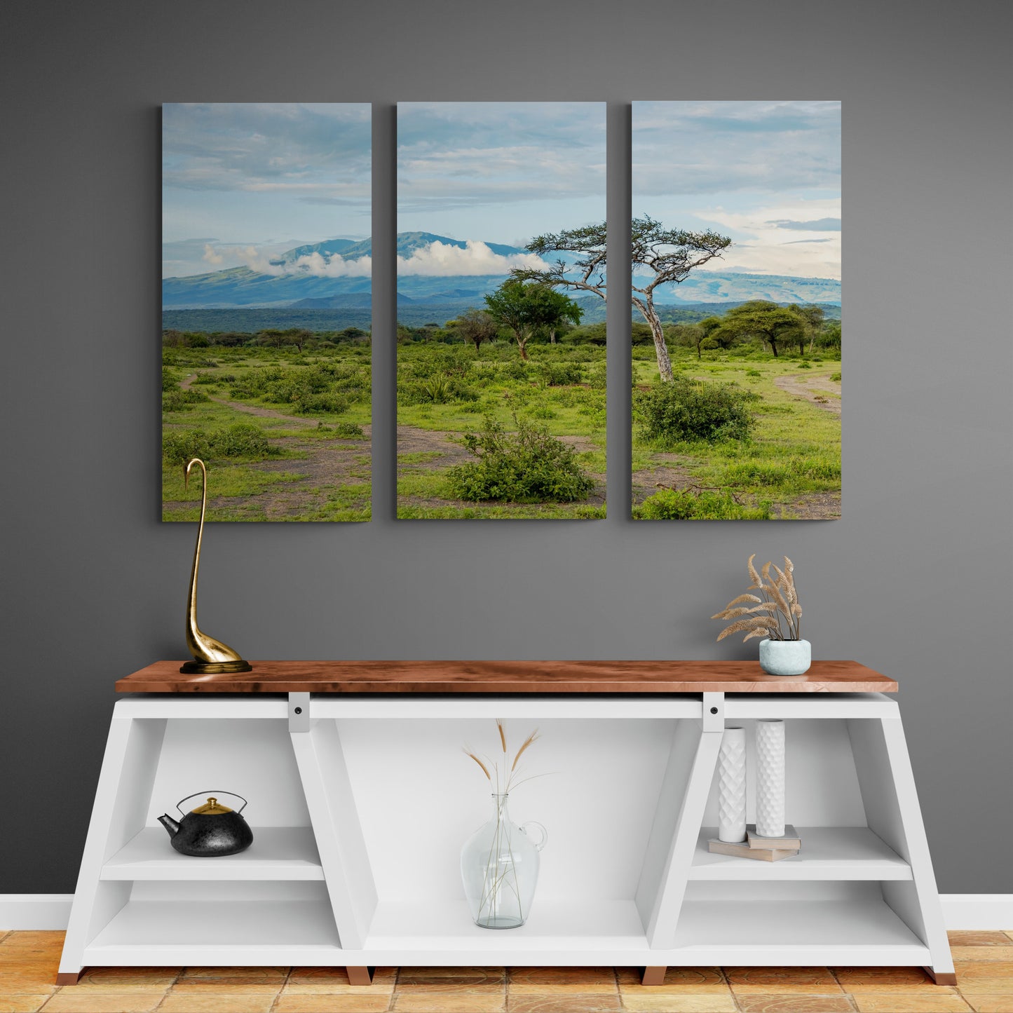 Printed canvas · High quality · African savannah · Wall art