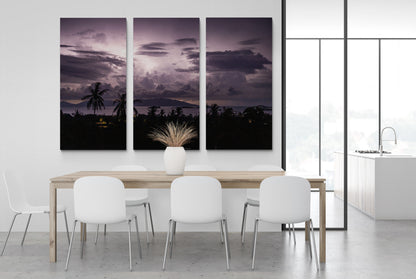 Printed canvas · High quality · Thunderstorm in Thailand · Wall art