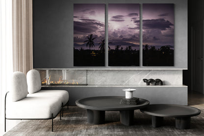 Printed canvas · High quality · Thunderstorm in Thailand · Wall art