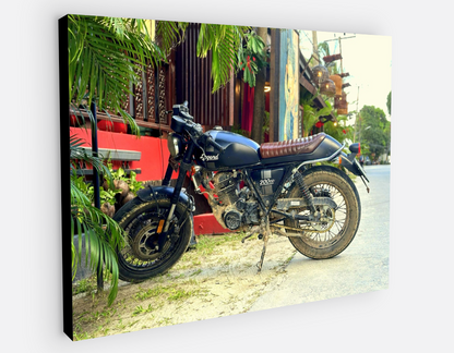 Printed canvas · High quality · Moto Triomphe · Thailand · Wall art