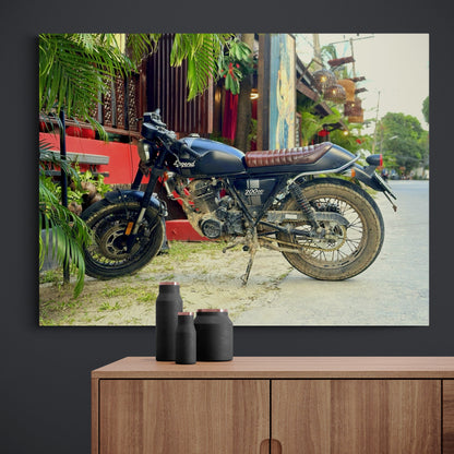 Printed canvas · High quality · Moto Triomphe · Thailand · Wall art